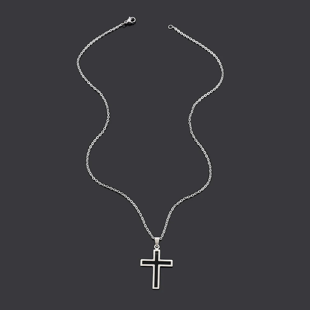 Choker Necklaces for Women 2022 Gun Cross Pendant Crystal Rhinestone Chain Necklace Women Men Punk Chains Jewelry