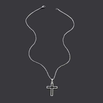 Choker Necklaces for Women 2022 Gun Cross Pendant Crystal Rhinestone Chain Necklace Women Men Punk Chains Jewelry