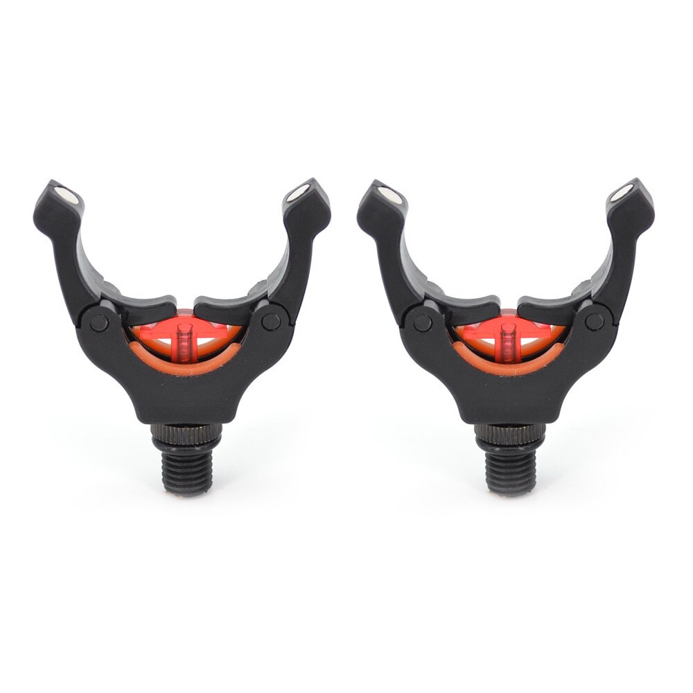 Hirisi Carp Fishing Rod Rest Head Gripper for Rod Pod Holder With Magic Magnet Clips Keep Fishing Rod