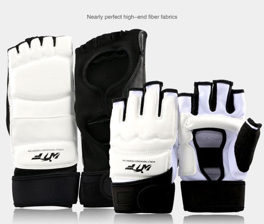 Full Set of Kung Fu Sport Taekwondo Gloves Foot Ankle Protector Support Wushu