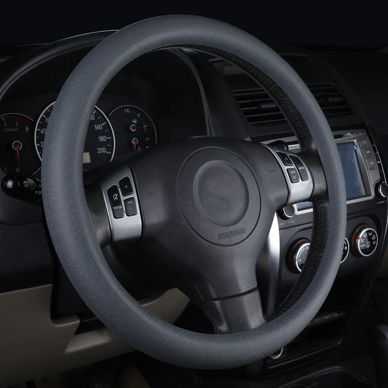 Car Styling Silicone Steering Wheel Glove Cover Automobiles Steering Wheel Hubs Accessories for Honda Toyota BMW LADA KIA Etc.