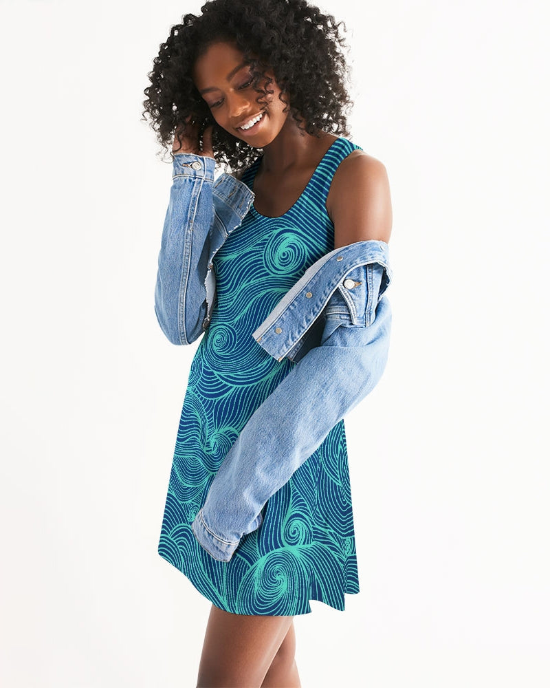 Women's Tidal Times Fun and Flirty Racerback Dress