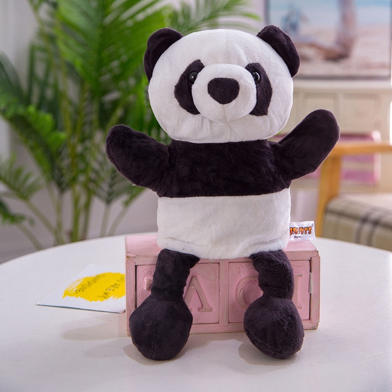 30cm Cute Whole Body Animal Hand Puppet Plush Toy Kindergarten Story Interactive Props Parent-Child Game Glove Dolls