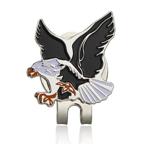 Golf Ball Mark With Golf Hat Clip Magnetic Alloy Birdie One Putt Eagle Tiger Cap Glove Design Golf Marker Men Women Drop Ship