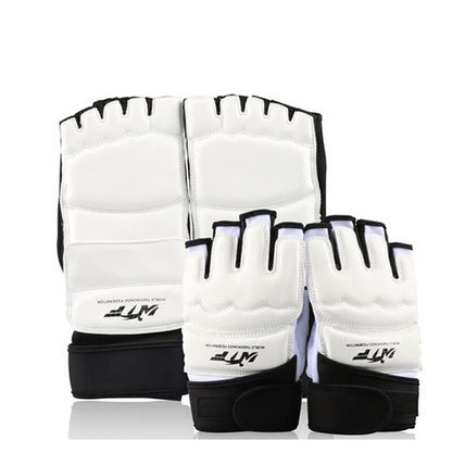 Taekwondo Protective Gear Ankle Foot Protector Palm Guard Boxing Gloves Karate Fighting Child Shin Guard Set WTF Guard Karate