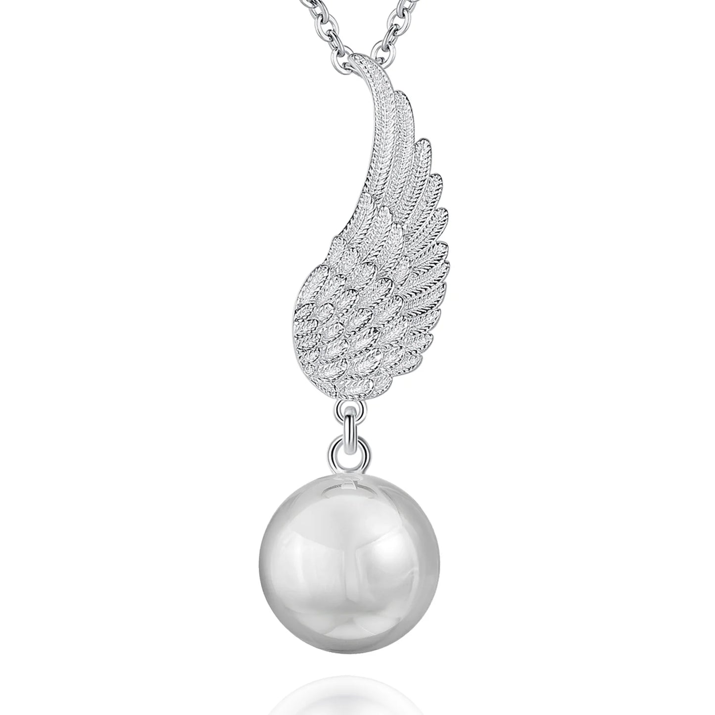 Eudora Harmony Ball Pendant Necklace Pregnancy Chime Ball Mexcian Bola Pendants Wishing Balls Fine Jewelry for Women