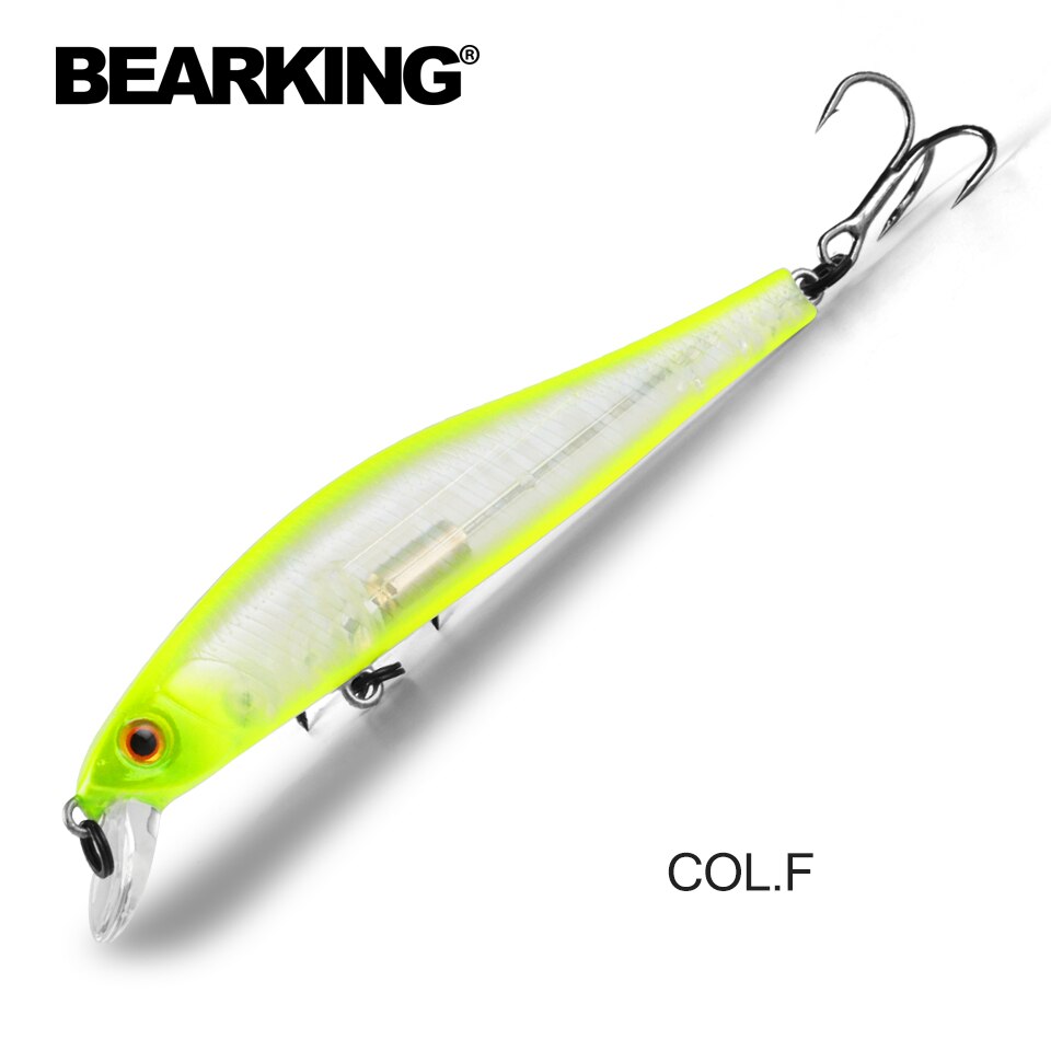 BEARKING 9cm 10g Hot Fishing Gear Shone SP Lures Minnow Crank ,Tungsten Magnet Weight System Wobbler Bait Isca Artificial
