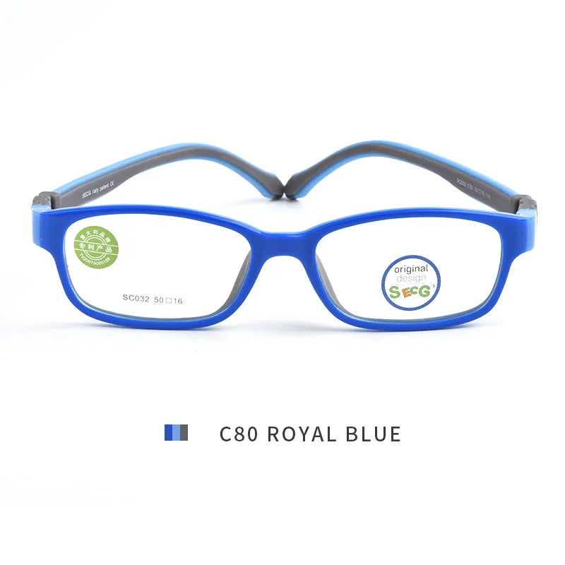 SECG Ultralight Flexible Soft Kids Frame Children Optical Spectacle Frame Glasses for Sight Eyeglass Lunettes De Vue Enfant