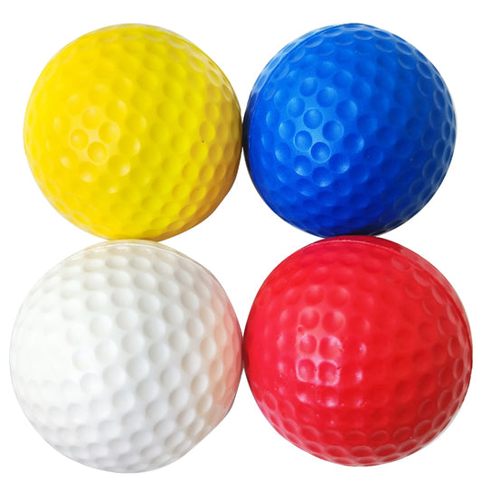 New Brand 50 Pcs/Bag Red Indoor Outdoor Training Practice Golf Sports Elastic PU Foam Balls