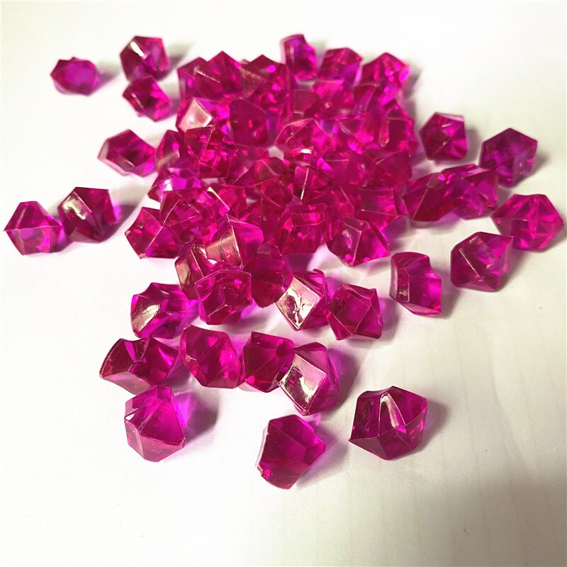 50PCS 14*11mm Acrylic Transparent Pawn Irregular Diamond Stone Chessman Game Pieces for Board Games Accessories 22 Colors