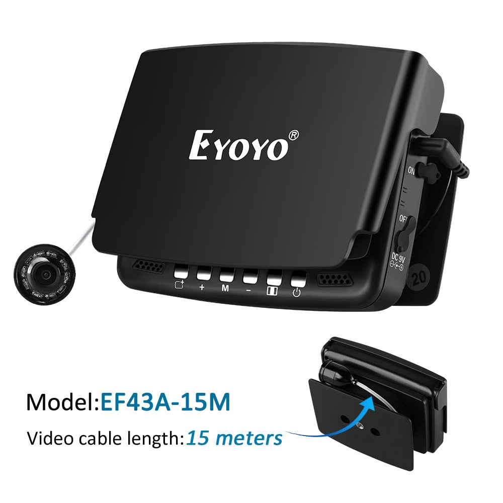 Eyoyo EF43A 20M Fish Finder 4.3" 1000TVL Underwater Ice Carp Fishing Camera for Winter Sea Fishing Tackle Accessories Pesca