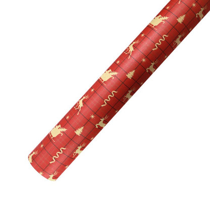 70X50cm Christmas Diy Kraft Wrapping Paper Printing Paper Christmas New Year Decoration Wrapping Paper