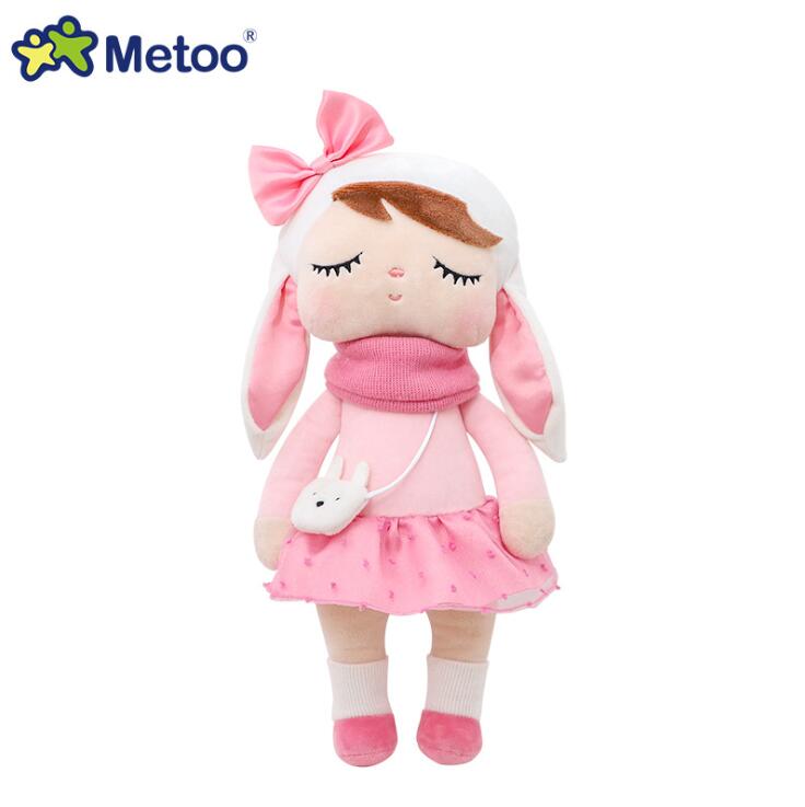 33cm New Angela Rabbit Metoo Doll Stuffed Toys Plush Animals Kids Toys for Girls Children Boys Baby Plush Toys Cartoon Soft Toys