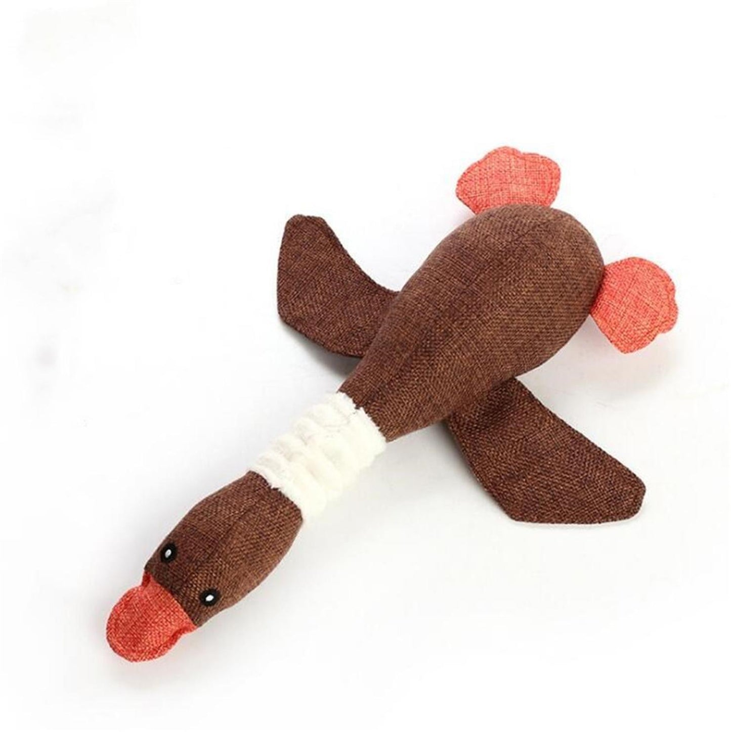 2023 New Cute Plush Toys Squeak Pet Wolf Rabbit Animal Plush Toy Dog Chew Squeaky Whistling Involved Squirrel Dog Toys
