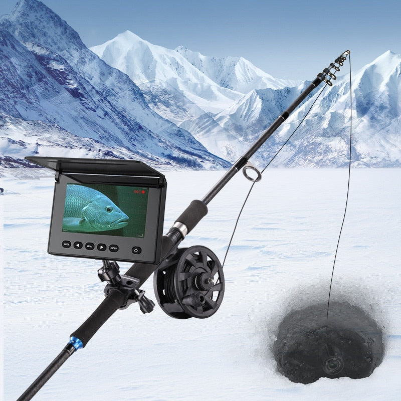 LUCKY Underwater Fish Finder  Fishing Camera Ice Fishing Night Vision Camera 4.3" LCD Monitor Sport Video Camera Underwater
