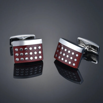 French Shirt Cufflink for Mens Brand Designer Cuffs Button Male Silver High Quality Luxury Wedding Jewelry Father's Day