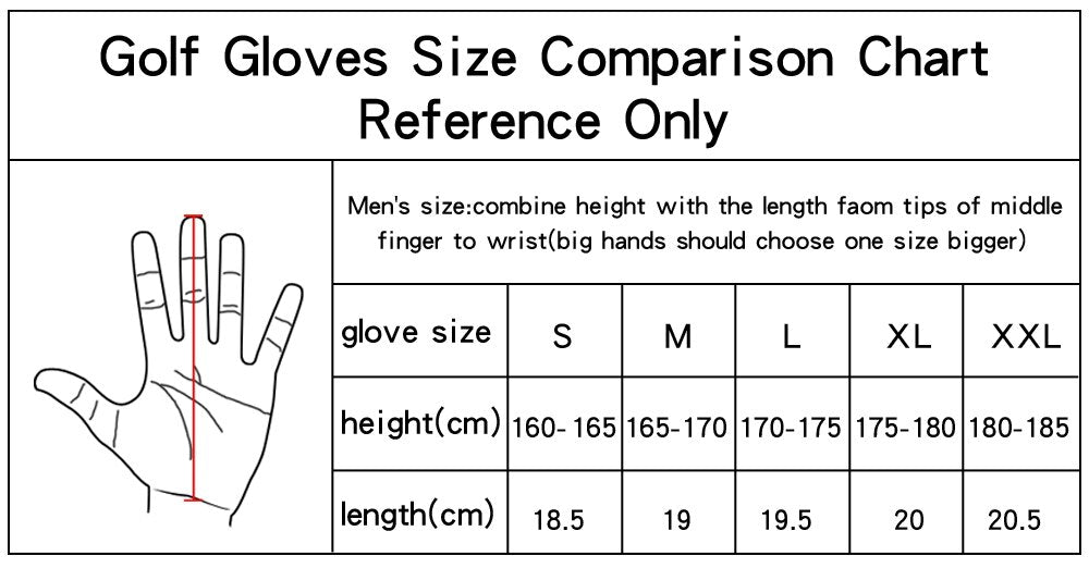 GOG Golf Gloves Professional Magic Tape Pu Slip-Resistant Design Breathable Left