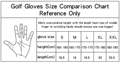 GOG Golf Gloves Professional Magic Tape Pu Slip-Resistant Design Breathable Left