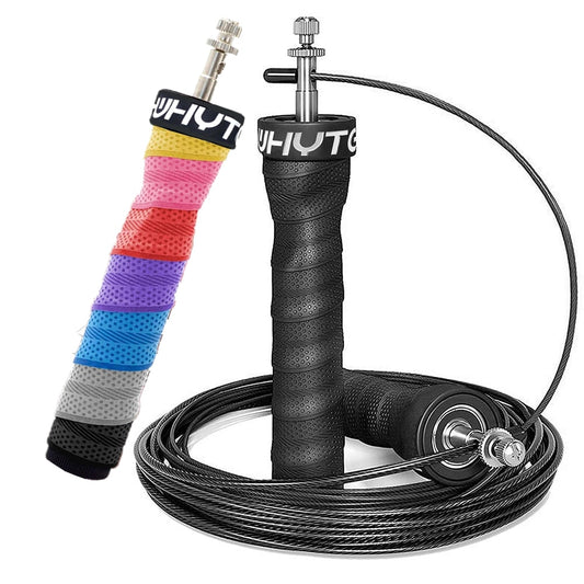 Fitness Speed Jump Rope Crossfit Skipping Ropes Weighted Jumping Excise Workout With Ball Bearings Anti-Slip Handles Spare Rope