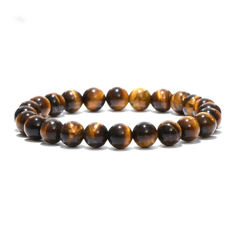 Minimalist 4/6/8/10/12mm 100% Tiger Eyes Beads Bracelet Natural Stone Braslet Accessories Jewelry Pulseras