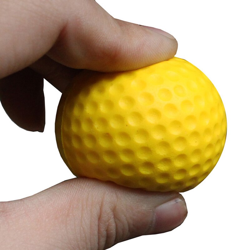 New Brand 50 Pcs/Bag Red Indoor Outdoor Training Practice Golf Sports Elastic PU Foam Balls