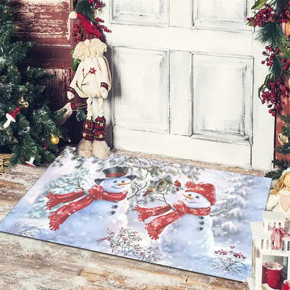 Waterproof Christmas Dining Tablecloth / Xmas Dining Chair Covers Christma