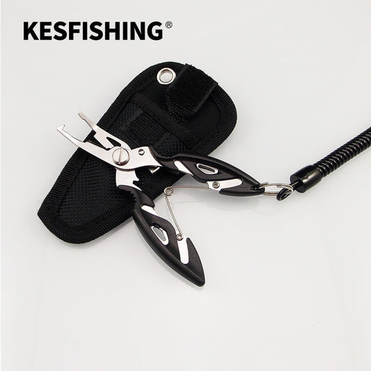 KESFISHING Fishing Multifunctional Plier Camping Secure Pliers Clip Lip Grips Fishing Accessories Shipping
