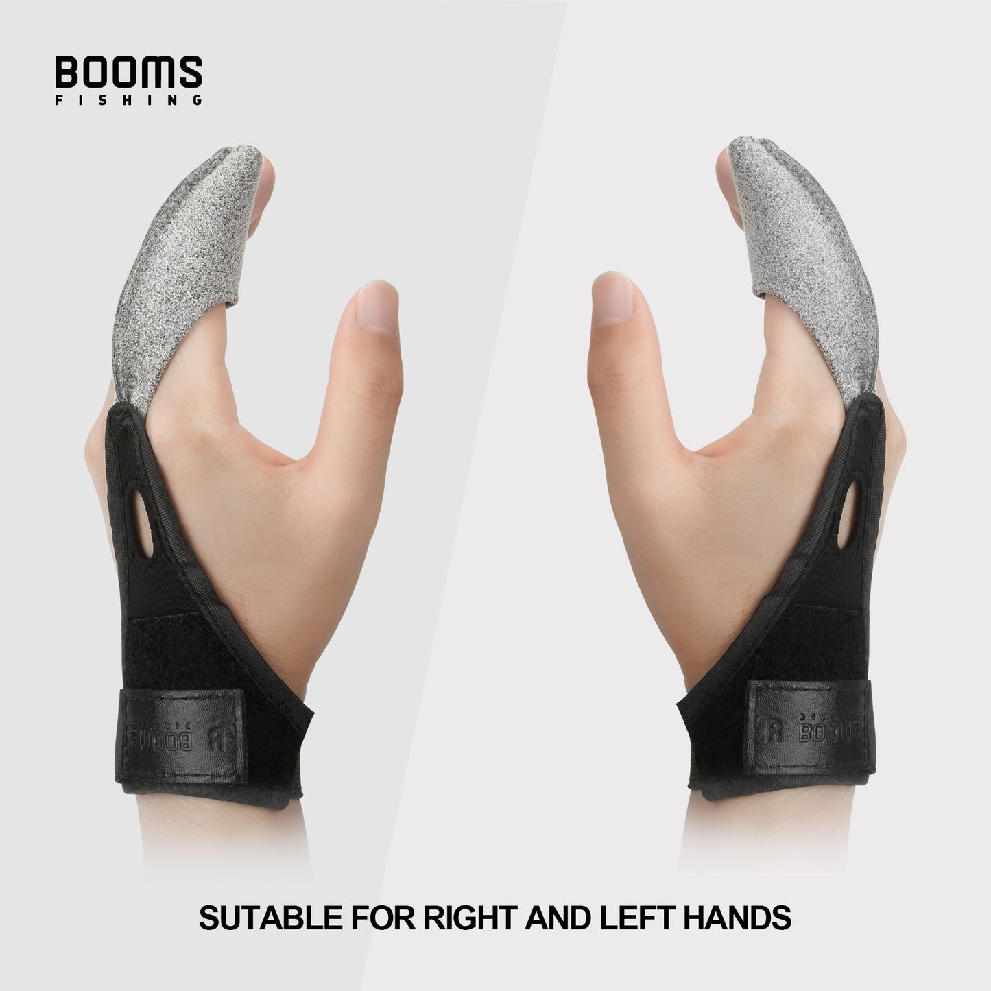 Booms Fishing FG1 Single Finger Protector Fly Fishing Gloves Non-Slip Breathable, Surf Casting Glove Fishing Tools  Accessories