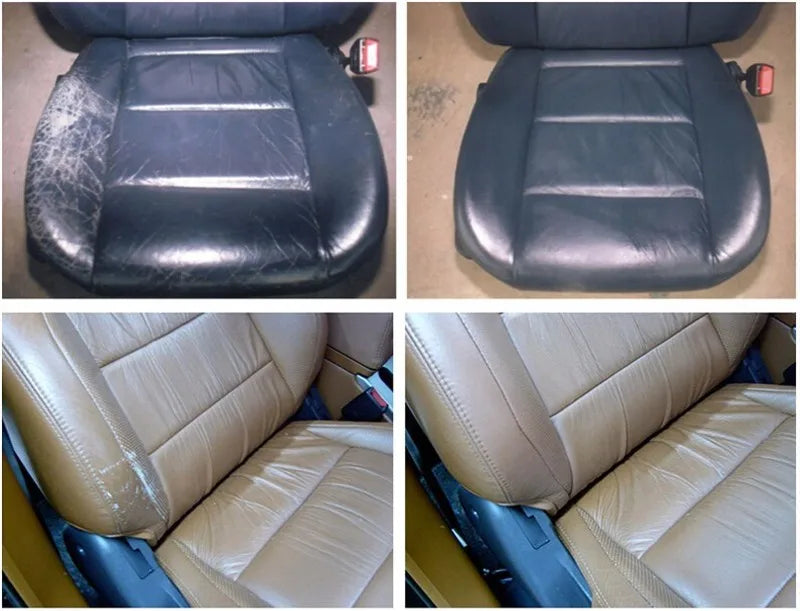 Leather Vinyl Repair Kit for Shoes Boots Car Seat Sofa Coats Holes Scratch Cracks Rips No Heat Liquid Leather Repair Tool