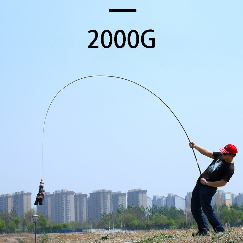 Telescopic Fishing Rod High Quality Carbon Fiber 3.6M4.5M6.3M7.2M8M9M10M Ultra Light Hard Travel Carp Casting Pole