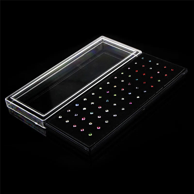 60 Pieces/Pack L Sheap Stainless Steel Crystal Nose Ring Set Women Girl Surgical Steel Nose Piercing Nose Stud Lot Body Jewelry