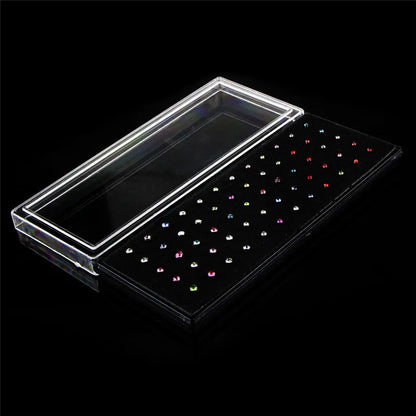 60 Pieces/Pack L Sheap Stainless Steel Crystal Nose Ring Set Women Girl Surgical Steel Nose Piercing Nose Stud Lot Body Jewelry