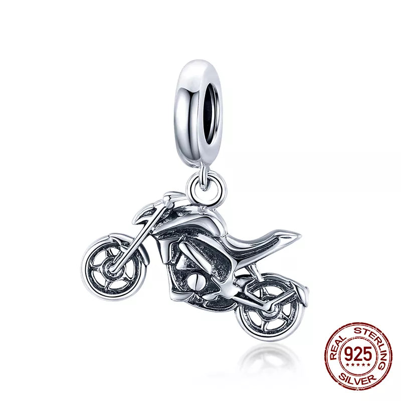 WOSTU 925 Sterling Silver Animal Cat Charm Pendant Heart Family Ladybug Bee Beads Fit Original Bracelet DIY Jewelry for Women