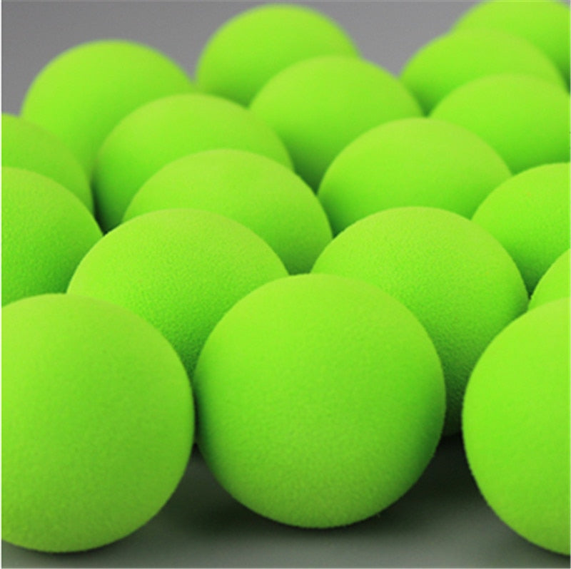 30pcs 42mm EVA Foam Golf Soft Sponge Monochrome Balls for Outdoor Golf Practice Balls for Golf/Tennis Training Solid 9 Colors