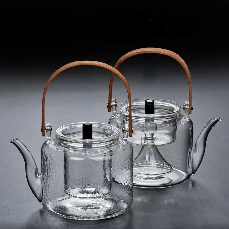 Kettle Electric Pottery Stove Heating Filter Glass Steaming Teapot Tea Cooker Fl