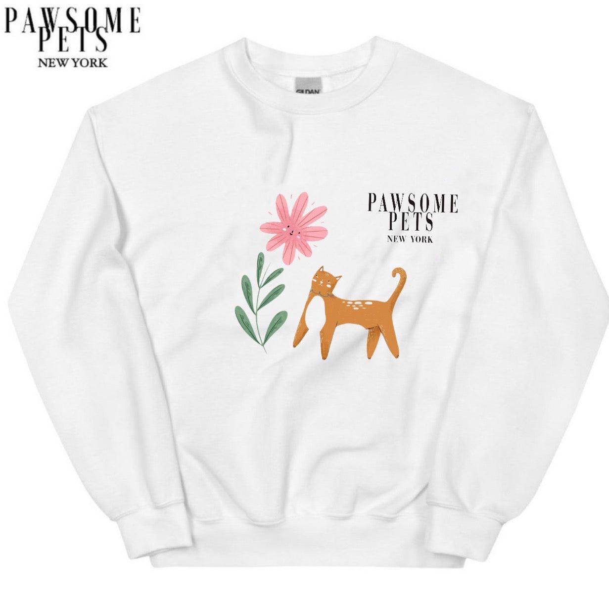 Sweatshirt - Orange Cat