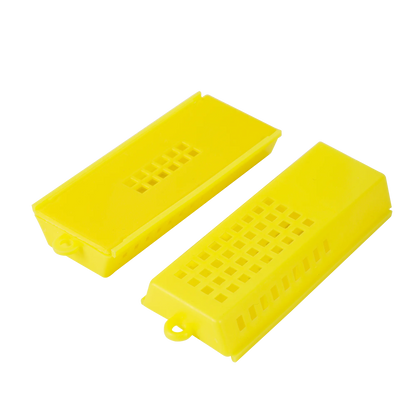 4 Pcs New Bee Cages Beekeeping Transport Cages Lengthened Yellow Prisoners Wang Cage Bee Tools