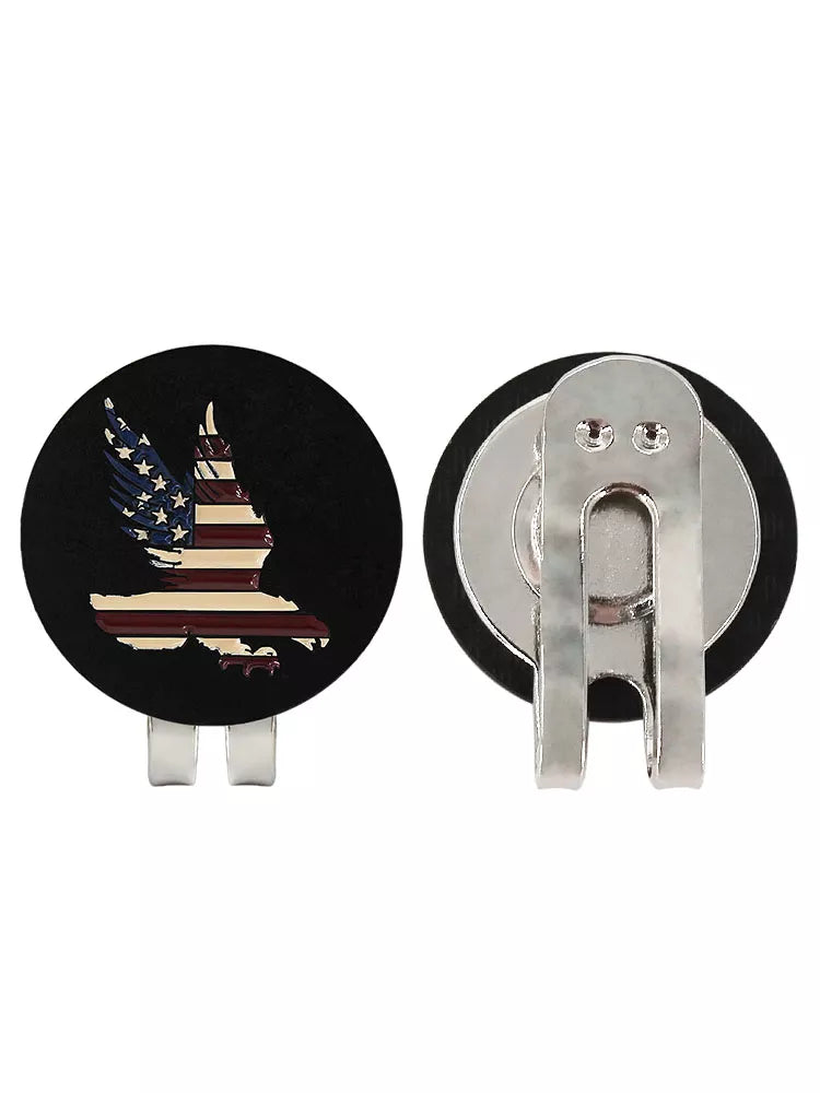 Golf Ball Mark With Golf Hat Clip Magnetic Alloy Birdie One Putt Eagle Tiger Cap Glove Design Golf Marker Men Women Drop Ship