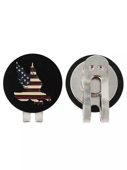 Golf Ball Mark With Golf Hat Clip Magnetic Alloy Birdie One Putt Eagle Tiger Cap Glove Design Golf Marker Men Women Drop Ship