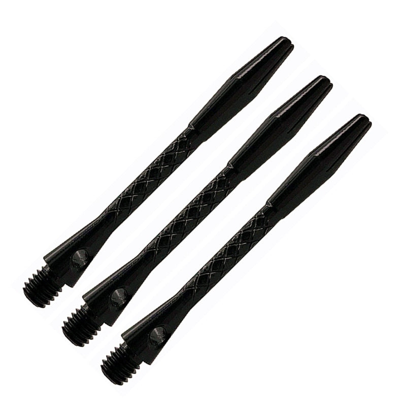 Yernea High-Quality 6Pcs/Lot Darts Shaft Aluminium Alloy Material 45mm Shafts Silvery White and Black Two Colour