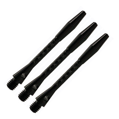 Yernea High-Quality 6Pcs/Lot Darts Shaft Aluminium Alloy Material 45mm Shafts Silvery White and Black Two Colour