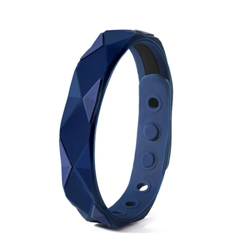 4 Colors Simple Environmental Protection Anion Silicone Bracelet Men  Women Fashion Basketball Sports Wristband Couple Bracelets