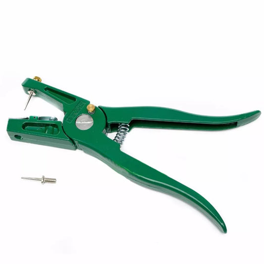 Ear Tag Pliers Animal Control Device Green Metal Ear Thorn Tongs Swine Cow Sheep Rabbit Identification Tool