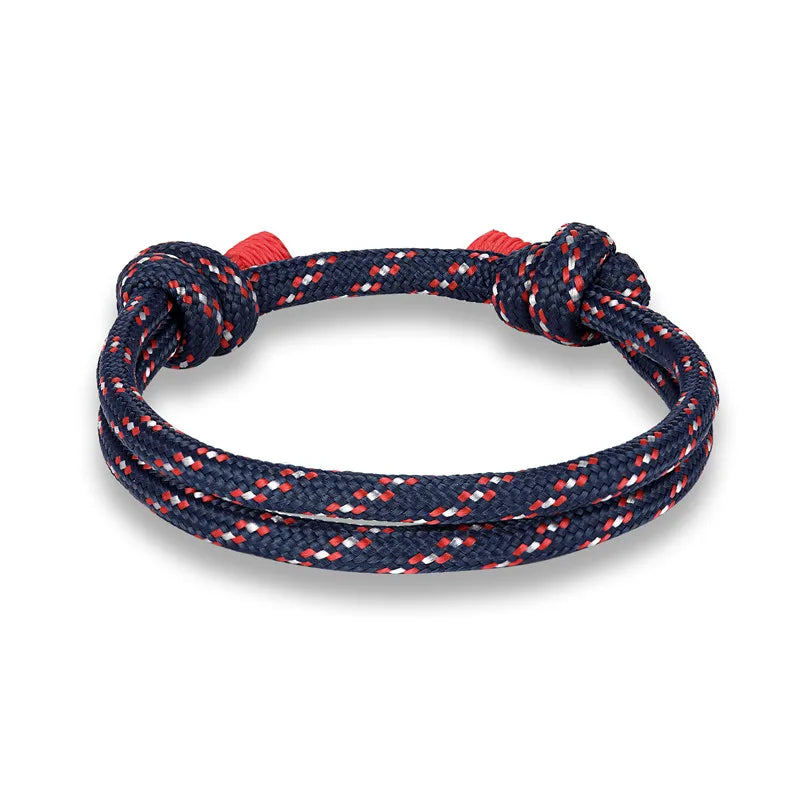 MKENDN New Arrival High Quality Braided Rope Multi-Layer Survival Bracelets Men Trendy Simple Coloful Male Braid Anklets Women