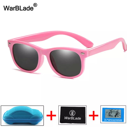 New Kids Polarized Sunglasses Children Boys Girl Sun Glasses Silicone Safety Glasses UV400 Eyewear Baby Shades Oculos With Boxes