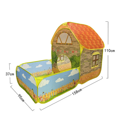 Play Tent Toys Ball Pool for Children Kids Ocean Balls Pool Garden House Foldable Kids Toy Tents Playpen Tunnel Play House