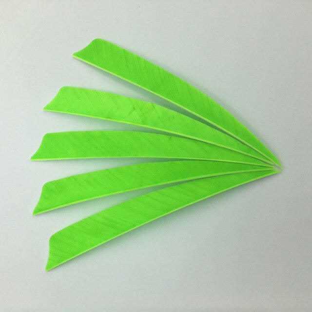 50 Pcs 5 Inch 9 Colors  Shield Turkey Feathers Arrow Feather Fletching for Any Wooden & Bamboo Arrow for Archery Hunting