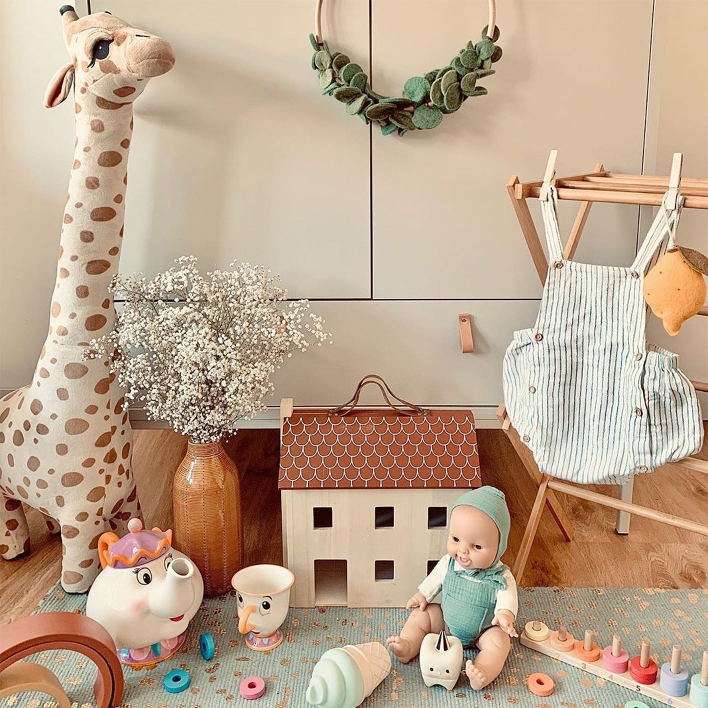 67cm Big Size Simulation Giraffe Plush Toys Soft Stuffed Animal Giraffe Sleeping Doll Toy for Boys Girls Birthday Kids Toy