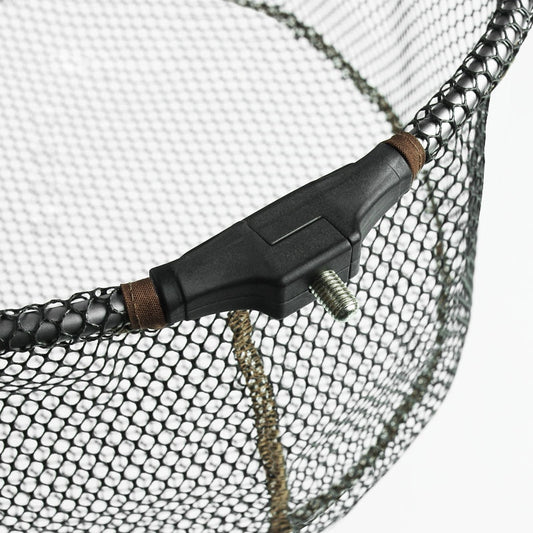 Hand Net Head Aluminum Alloy 8mm Screw Folding Dip Net 35/40/45cm Gluing Net Outdoor Fishing Net Tool Accessories