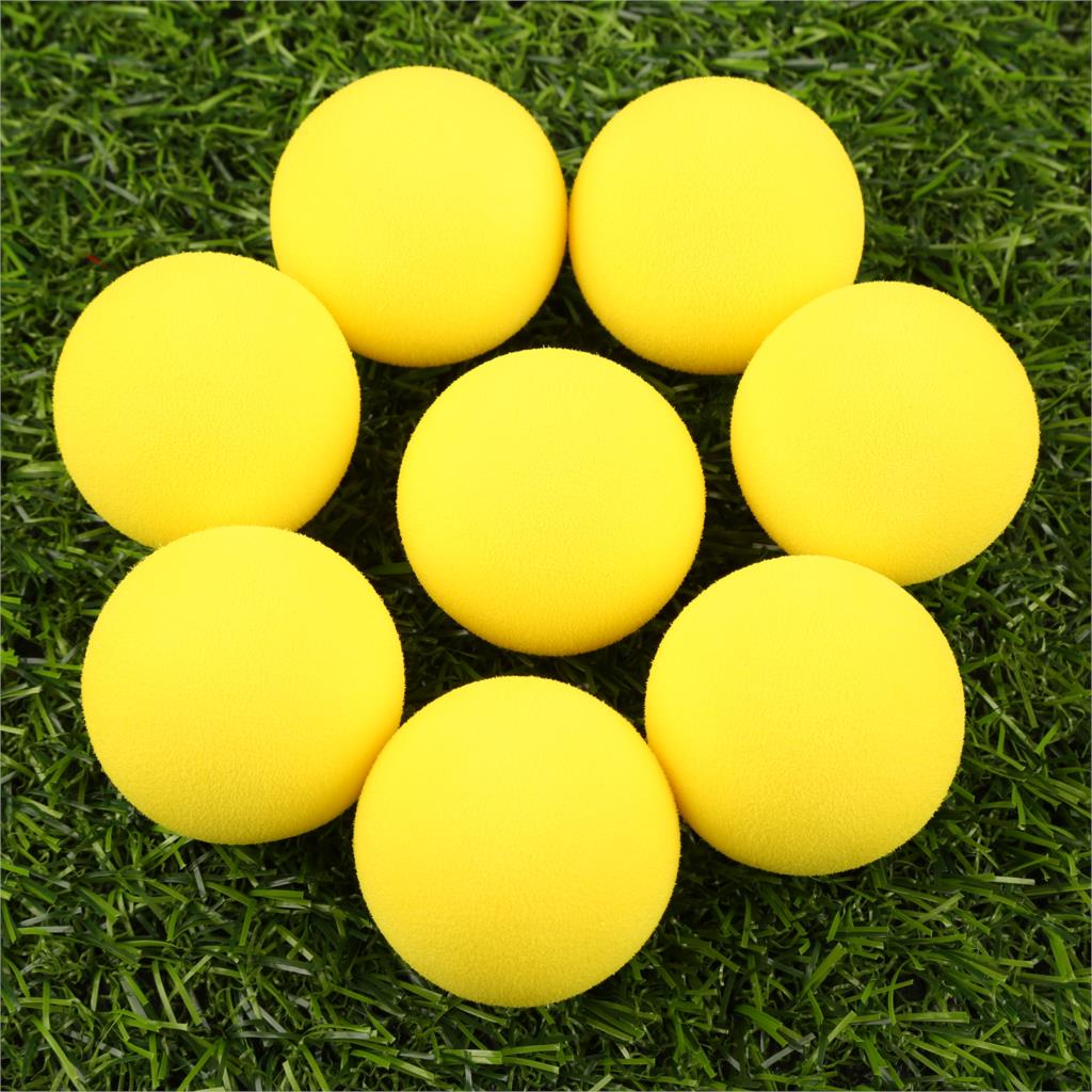 20pcs/Bag Golf Balls EVA Foam Soft Sponge Balls for Golf/Tennis Training Solid Color for Outdoor Golf Practice Balls